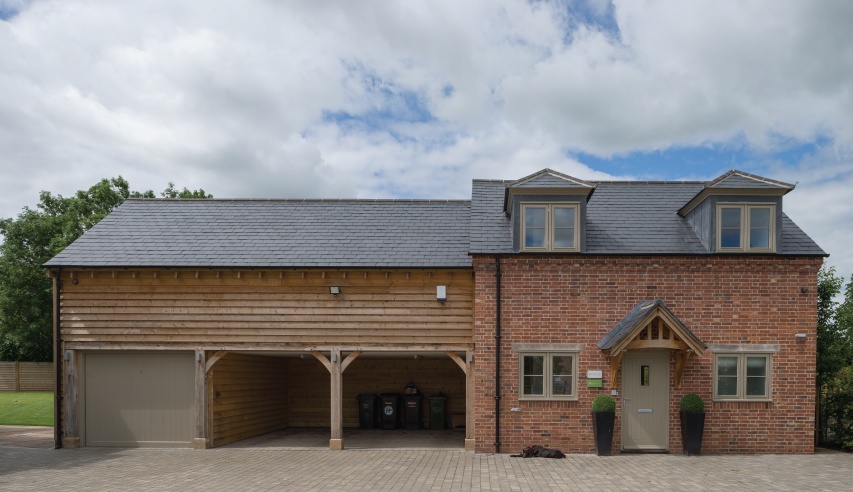 slate roofing house in caldecote uk