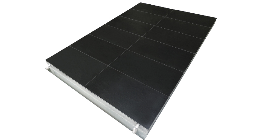 solar panel floor detail