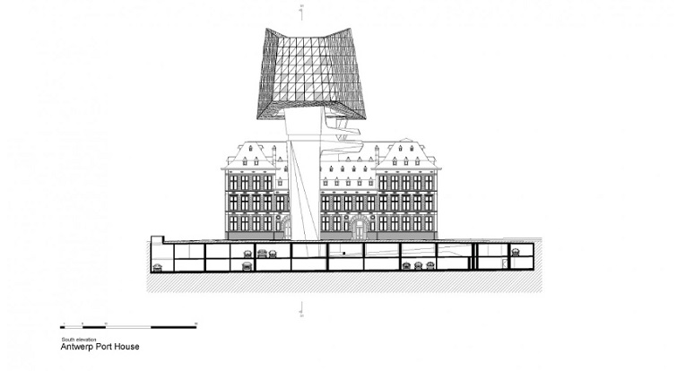 Port of Antwerp zaha hadid blueprint