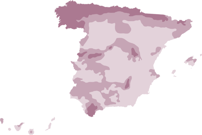 mapa pluviométrico de España