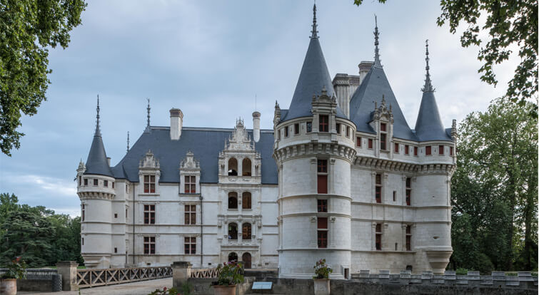 restauración del tejado del Château d'Azay-le-Rideau