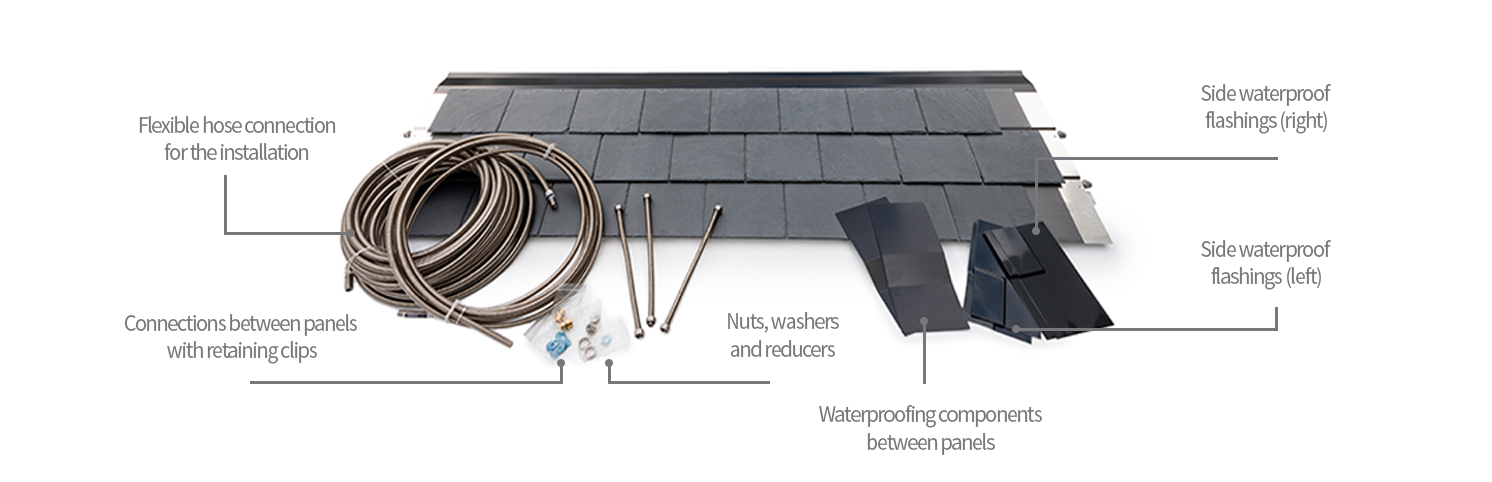 installation kit solar roof