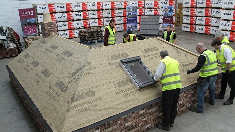 slate roofing in CUPA PIZARRAS training and CPD day in Scotland 