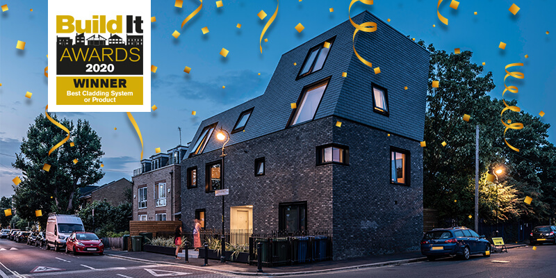 winner of the best cladding system in the 2020 Build It Awards