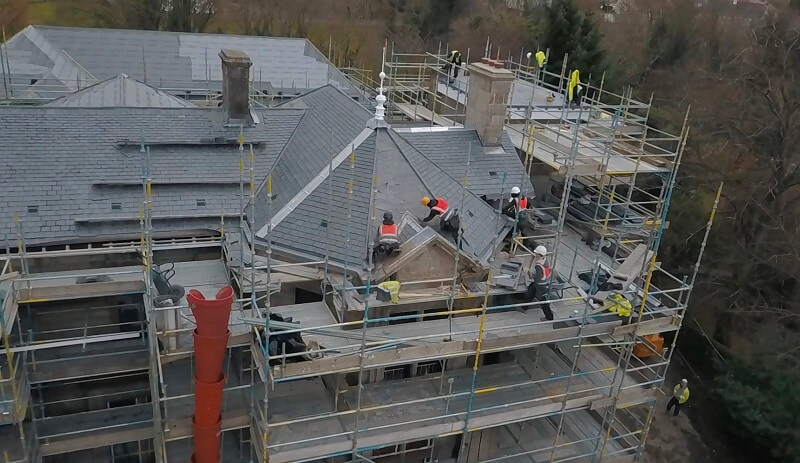 roofing slate installation