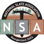 The National Slate Association, showing the three color families of roofing slates