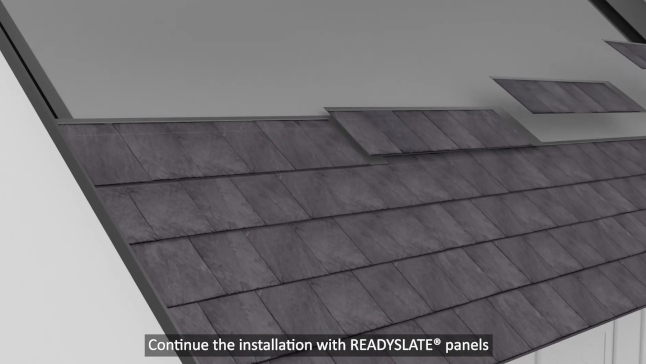 roofing system readyslate 3d installation