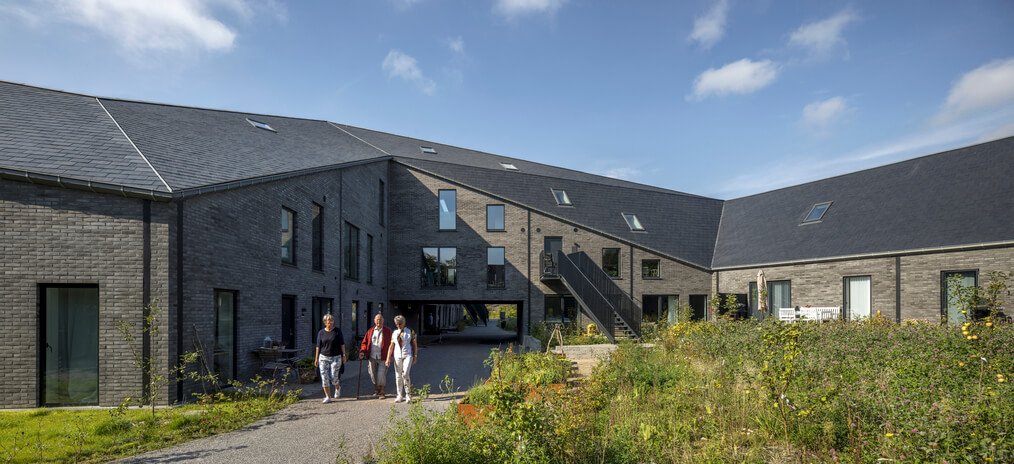 Malling Dampmølle housing complex slate roofs